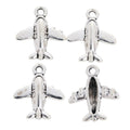 Three Dimensional Airplane Charm in 2 Metal Finishes for Jewelry Making view 7