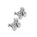 Baby Carriage Slider Bead in 2 Metal Finishes for Jewelry Making view 6