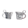 Graduated Measuring Cup Pendant Charm in Two Finishes view 6