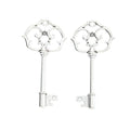 Floral Bow Key Metal Charms in Four Finishes for Jewelry Making view 8