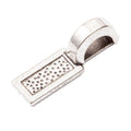 Rectangular Dotted Glue On Pendant Bail For Jewelry Making And Craft Projects view 7