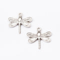 Dragonfly Charm Pendants in 3 Metal Finish Options view 8