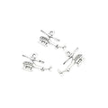 Airplane Charm in Antique Silver for Jewelry Making view 3