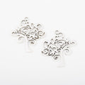 Scrollwork Tree Metal Charms in 2 Pictured Finishes view 6