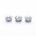 Mini Crown Metal Beads in Nine Antique and Bright Finishes view 12