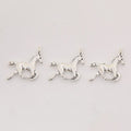 Running Horse Charm in 4 Metal Finishes for Jewelry Making view 8