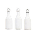 Minimal Bottle Metal Charms in Antique Silver Finish view 3