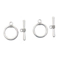 Plain Ring and Bar Toggle Clasp Jewelry Making Component view 6