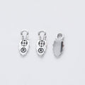 Shovel-Shaped Detailed Metal Charm Pendants in 6 Finishes view 10