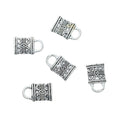 Ornate Padlock Charms In Five Vintage Metal Finishes view 10