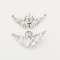 Angel Face Wings Charm Metal Pendant for Jewelry Making view 5
