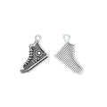 High Top Sneaker Charms In Four Vintage Metal Finishes view 8