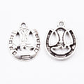 Horseshoe and Cowboy Boot Metal Charms in Two Finishes view 6