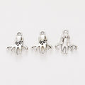 Bronze Silver and Rose Gold Octopus Charms for Jewelry Making view 7