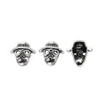 Hat Wearing Skull Small Hole Metal Bead For Jewelry Making And Craft Projects view 6