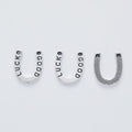 Lucky Horseshoe Charms in Three Metal Finishes for Jewelry Making view 8