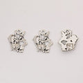 Witch At Cauldron Charm In 2 Metal Finishes For Jewelry Making view 6