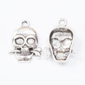 Skull Charm in 2 Finishes Metal Component for Jewelry Making view 6