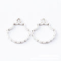 Scalloped Shell Resin Bezel In 2 Metal Finishes For Jewelry Making view 5