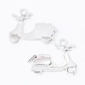 Scooter Charm in 2 Finishes Metal Component for Jewelry Making view 6
