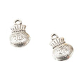 Fortune Money Bag Metal Pendant Charms in 3 Distinct Finishes view 8