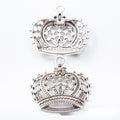 Openwork Royal Crown Charms In Two Finishes For Jewelry Making view 5