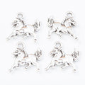 Running Horse Metal Charm Pendant Jewelry Making Component view 8
