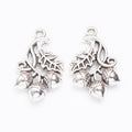 Oak Leaf And Acorn Cluster Charm in Multiple Metal Finishes for Jewelry Making view 6