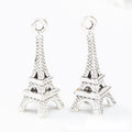 Eiffel Tower Metal Pendant Charms in 7 Distinct Finishes view 12
