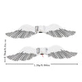 Straight Feathered Wing Bead Alloy Bead in Antique Silver Finish view 3