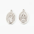 Guadalupe Medal in 2 Metal Finishes for Jewelry Making view 6