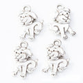 Chinese Zodiac Dog Figure Charms in Four Metal Finishes view 9