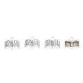 Open Book Metal Pendant Charms in 6 Distinct Finishes view 11