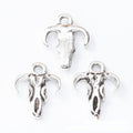 Ram Skull Antique Metal Charms In Two Finishes Jewelry Findings view 6