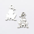 Crowned Frog Prince Charm in 2 Metal Finishes for Jewelry Making view 6