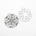 Round Filigree Medallion Component in Two Antique Finishes view 6