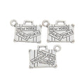 New York Tote Bag Metal Charms in Two Antique Finishes view 6