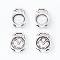 Alarm Clock-Shaped Metal Charm Pendants in 3 Finishes view 8