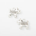 Patterned Puppy Detailed Metal Charm in 4 Finishes view 9