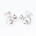 Squirrel Charm Pendants in 3 Metal Finish Options for Jewelry Making view 8