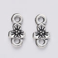Tiny Flower Connector In 3 Metal Finishes For Jewelry Making view 8