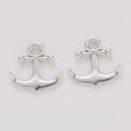 Classic Curved Anchor Charm in 2 Metal Finishes for Jewelry Making view 6
