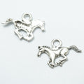 Running Horse Metal Charm in 6 Distinct Finishes for Jewelry Making view 11