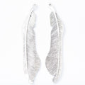 Slim Curved Feather Charm Metal Jewelry Making Pieces view 8