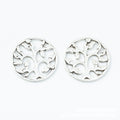 Round Tree of Life Metal Charms in Two Antique Finishes view 5
