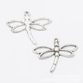 Openwork Dragonfly Charm In 5 Metal Finishes For Jewelry Making view 10