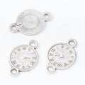 Double Loop Clock Jewelry Making Component In 3 Finish Options view 8