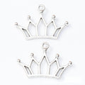 Openwork Five Point Crown Metal Charms Jewelry Findings view 7