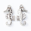 Curled Tail Seahorse Antique Metal Charms Jewelry Findings view 6