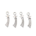 Shooting Star Charm Alloy Jewelry Making Component in 5 Finish Options view 10